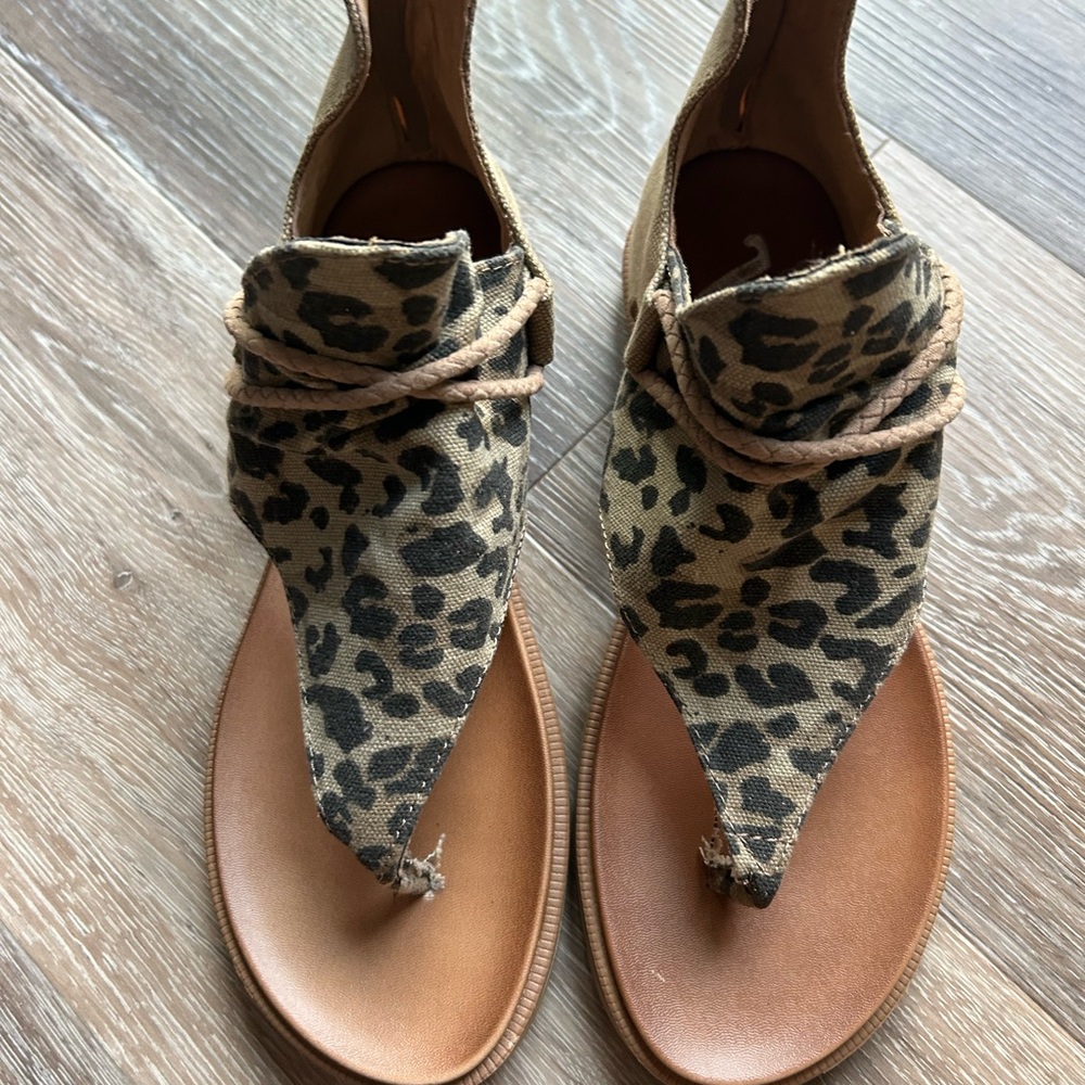 Leopard Print Sandals